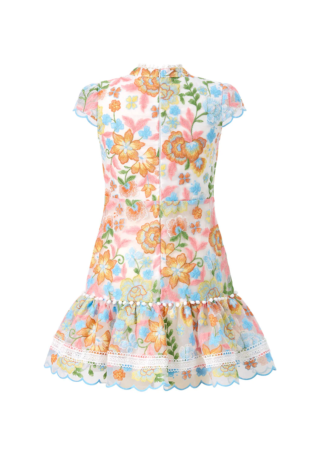 Piper Embroidered Mini Dress - Image 3
