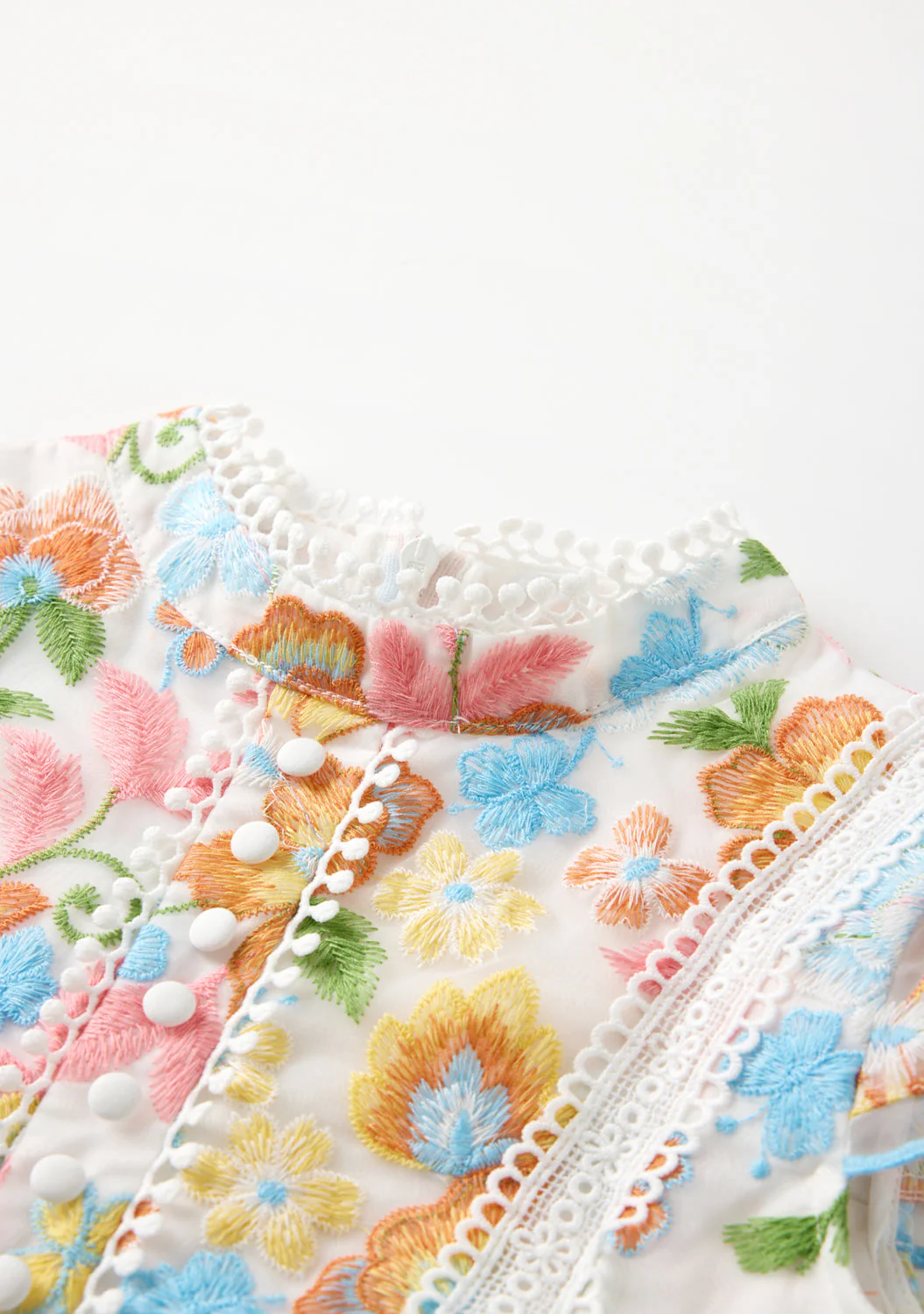 Piper Embroidered Mini Dress - Image 4