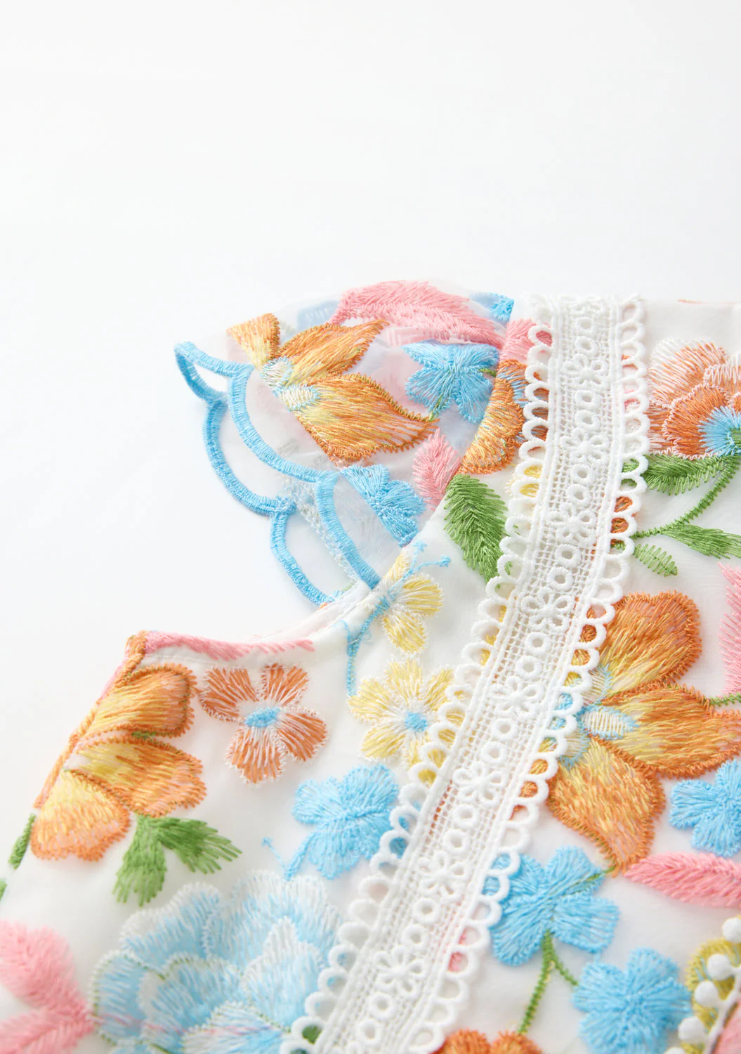 Piper Embroidered Mini Dress - Image 5