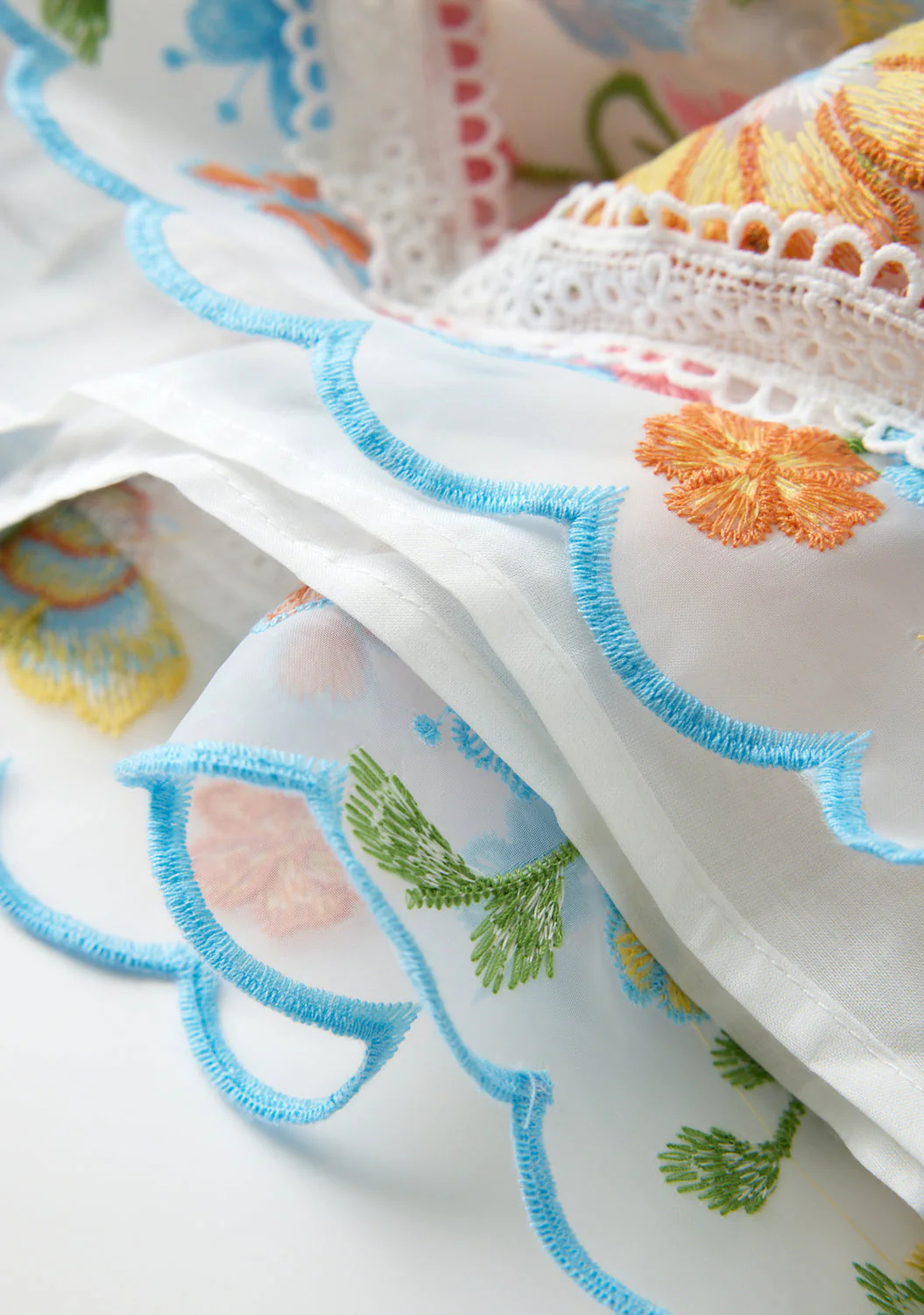 Piper Embroidered Mini Dress - Image 8