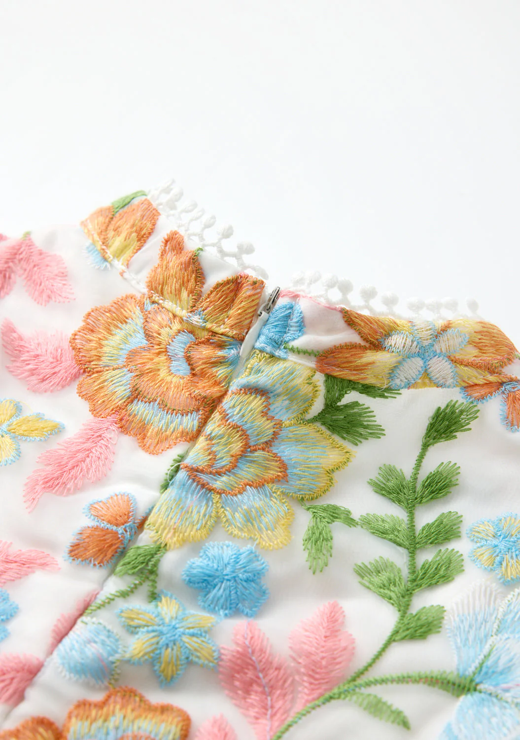 Piper Embroidered Mini Dress - Image 9