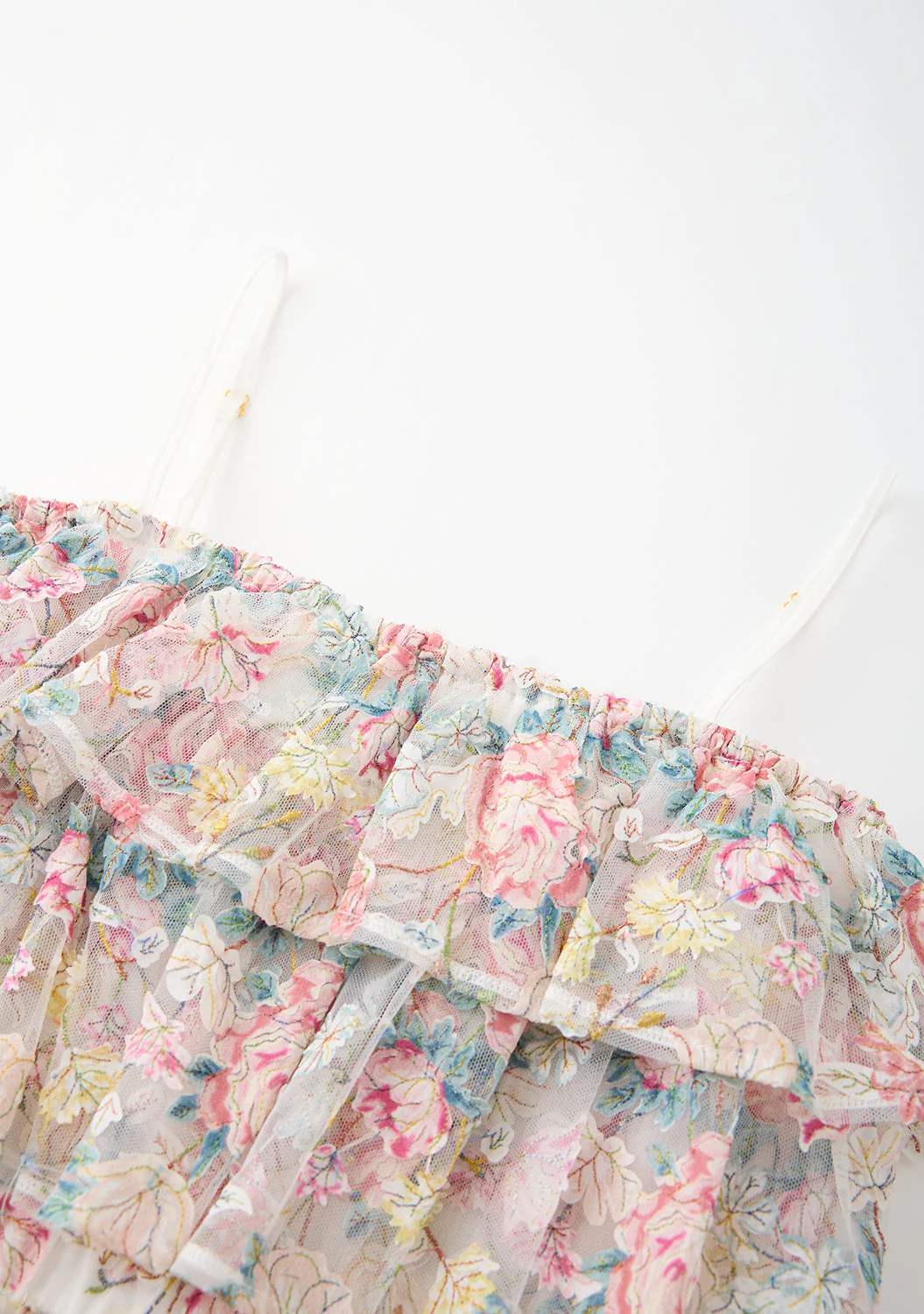 Reign Frill Embroidered Mini Dress - Image 5