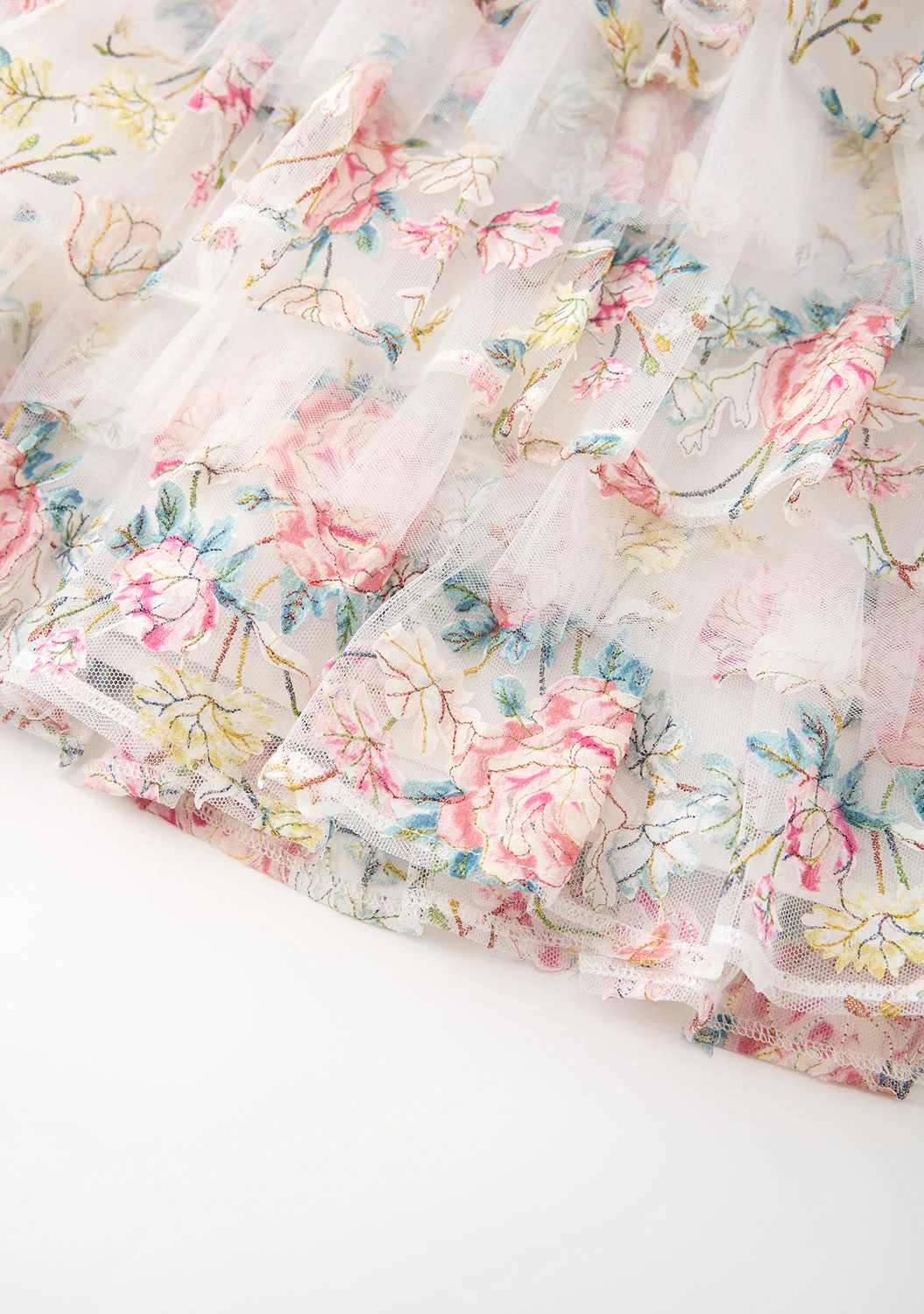 Reign Frill Embroidered Mini Dress - Image 7