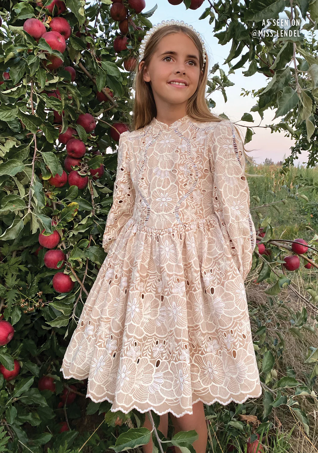 Riley Embroidered Dress - Image 10