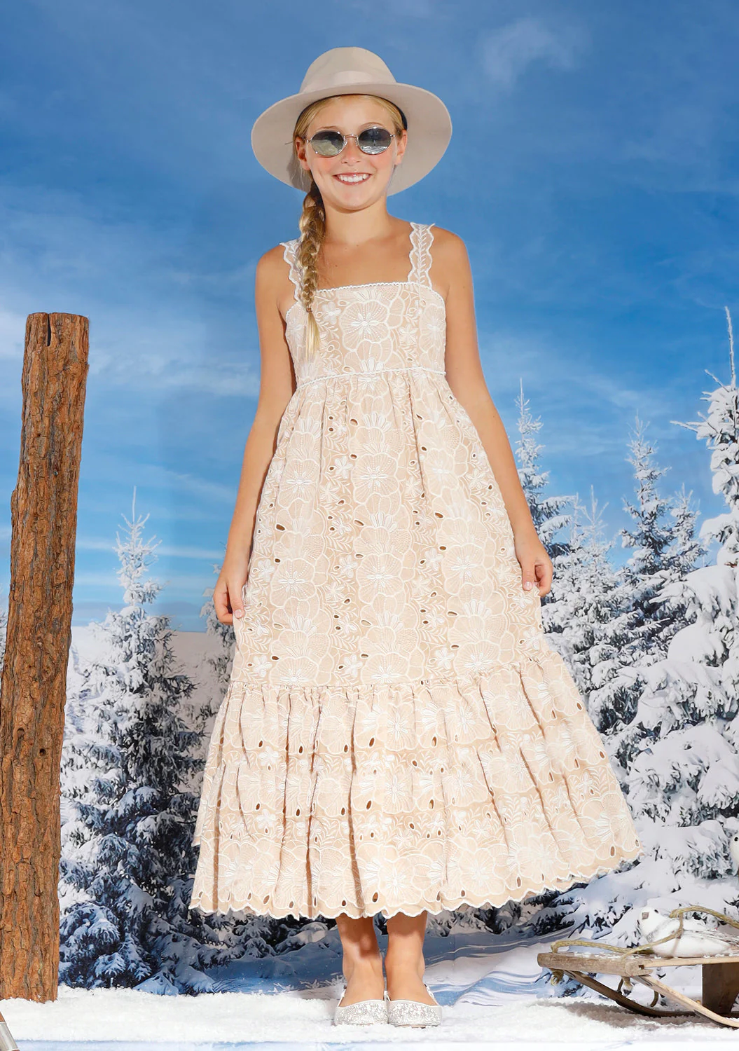 Riley Embroidered Maxi Dress - Image 2