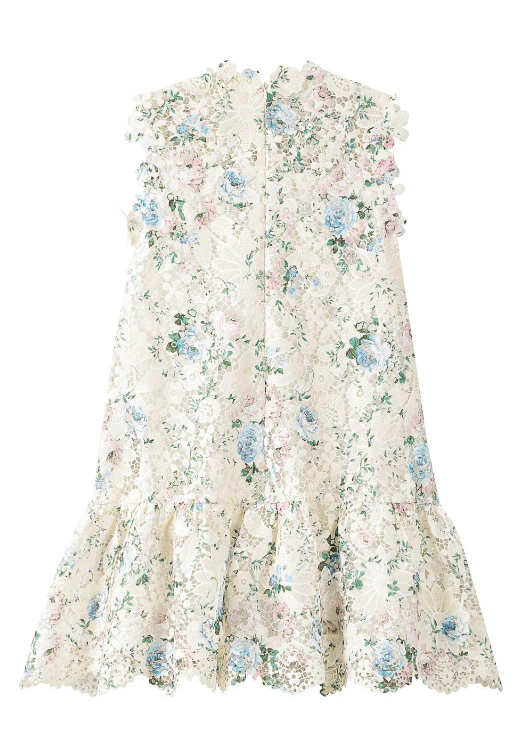 Rita Embroidered Mini Dress - Image 4