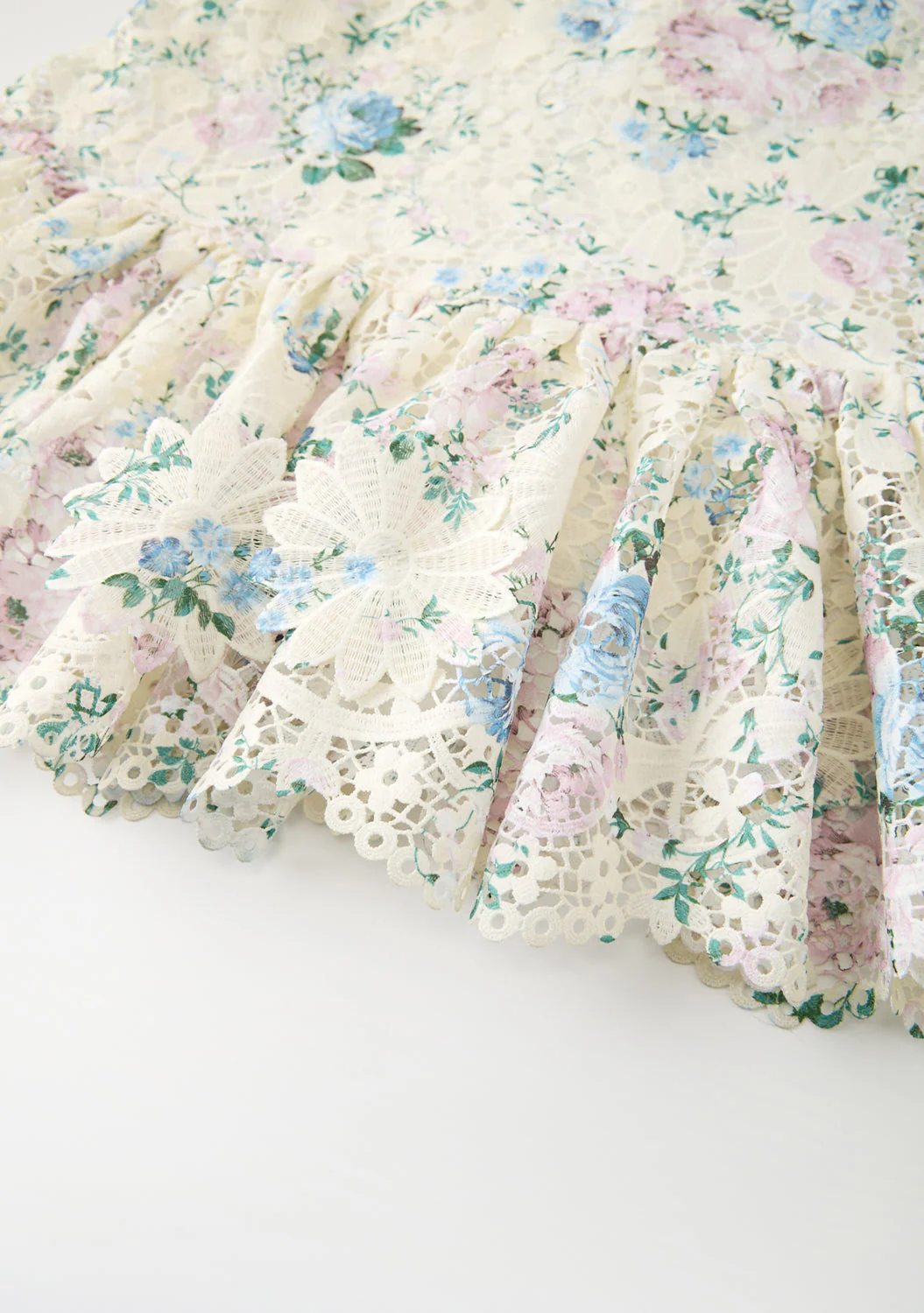 Rita Embroidered Mini Dress - Image 7