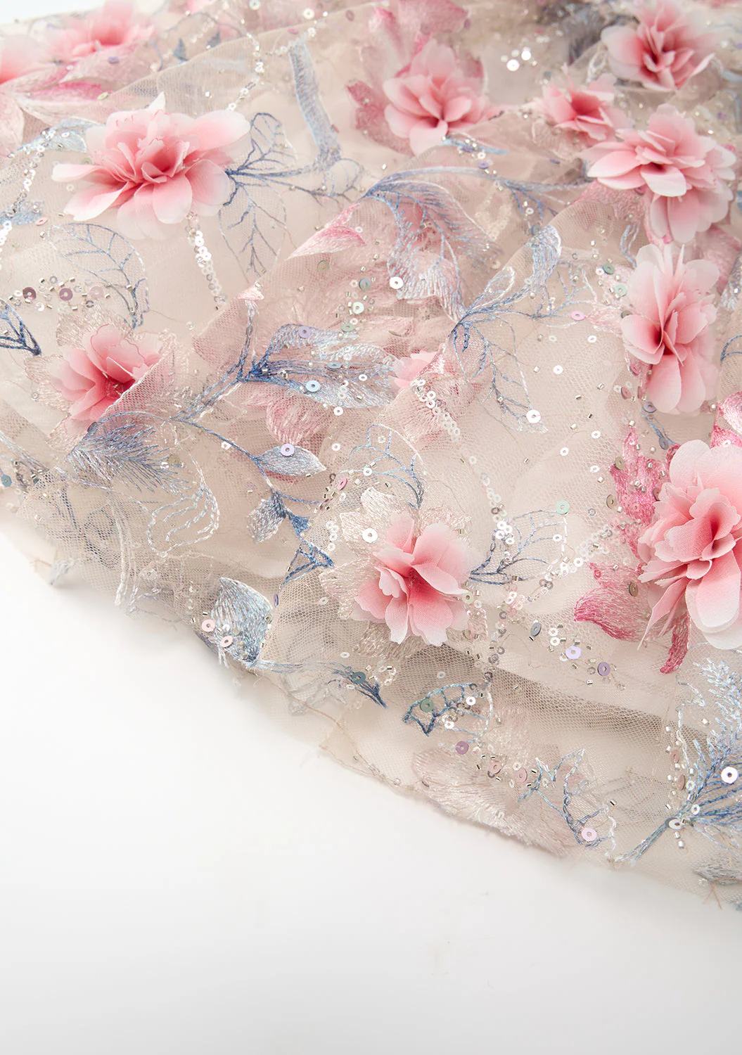 Rosalia Embroidered Mini Dress - Image 8