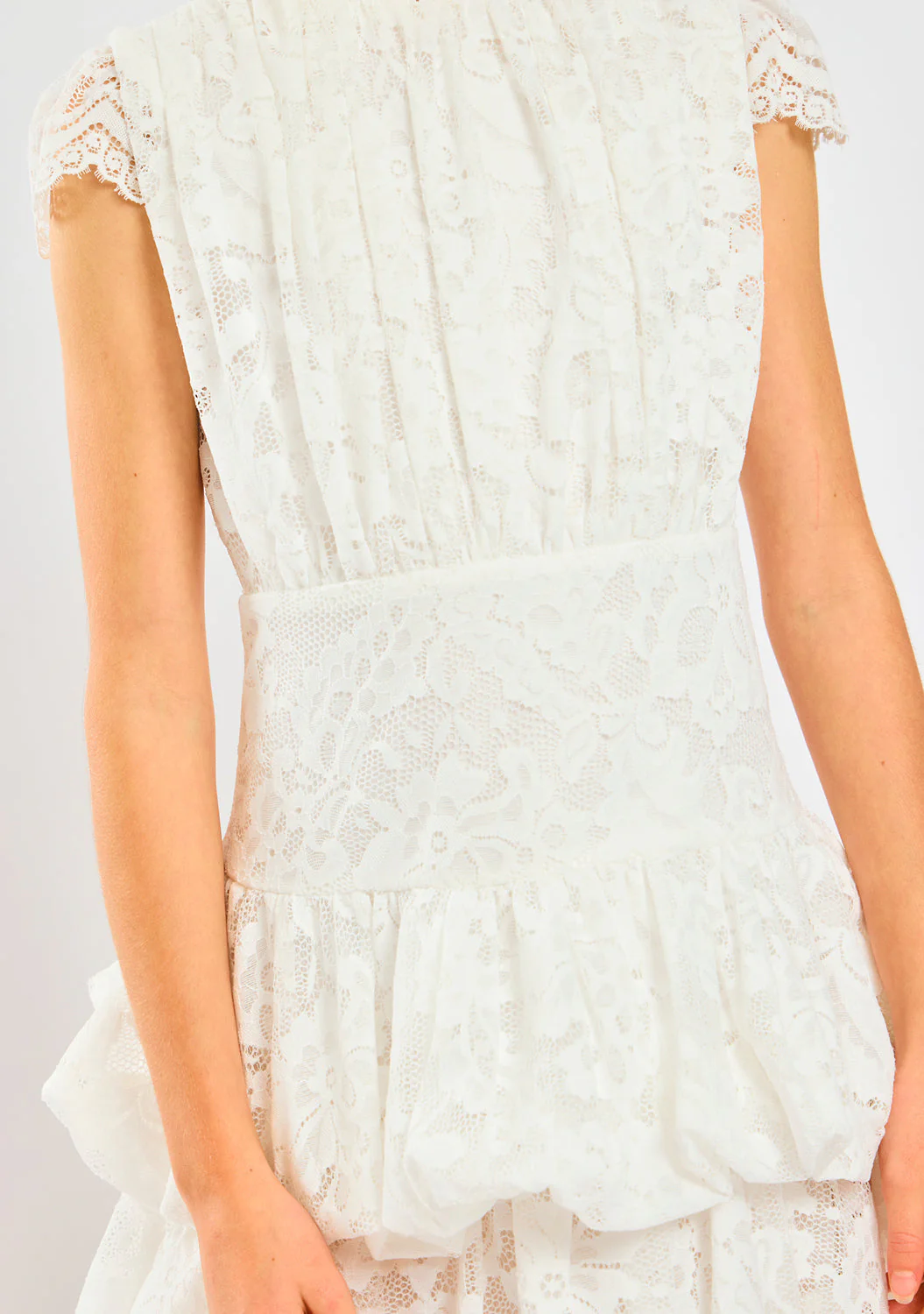 Rosella Lace Mini Dress - Image 3