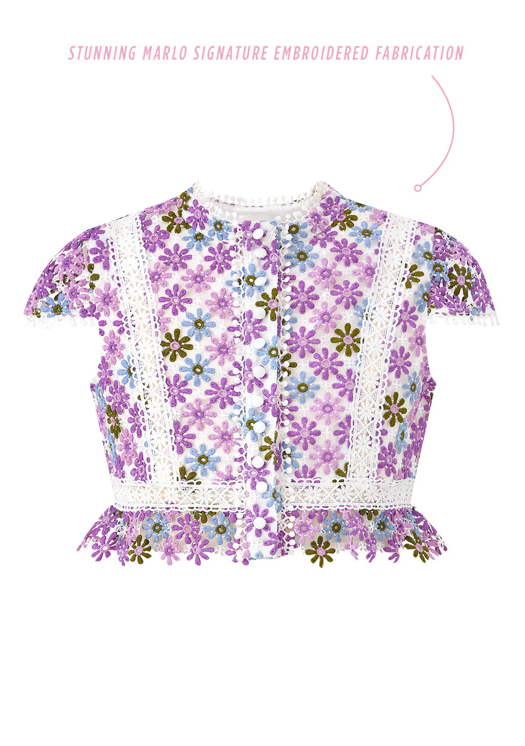 Sadie Embroidered Top - Image 3