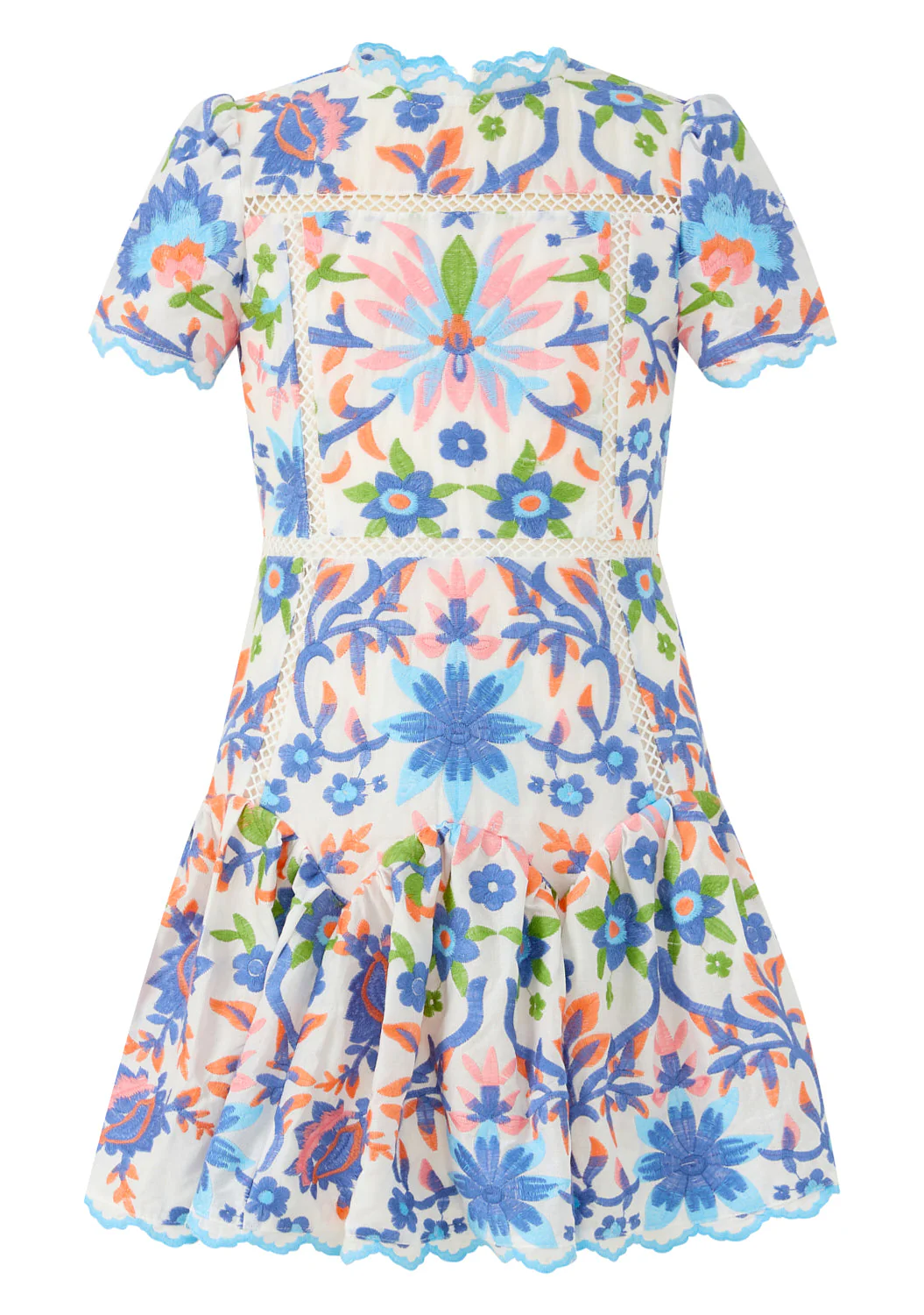Sarah Embroidered Mini Dress - Image 3