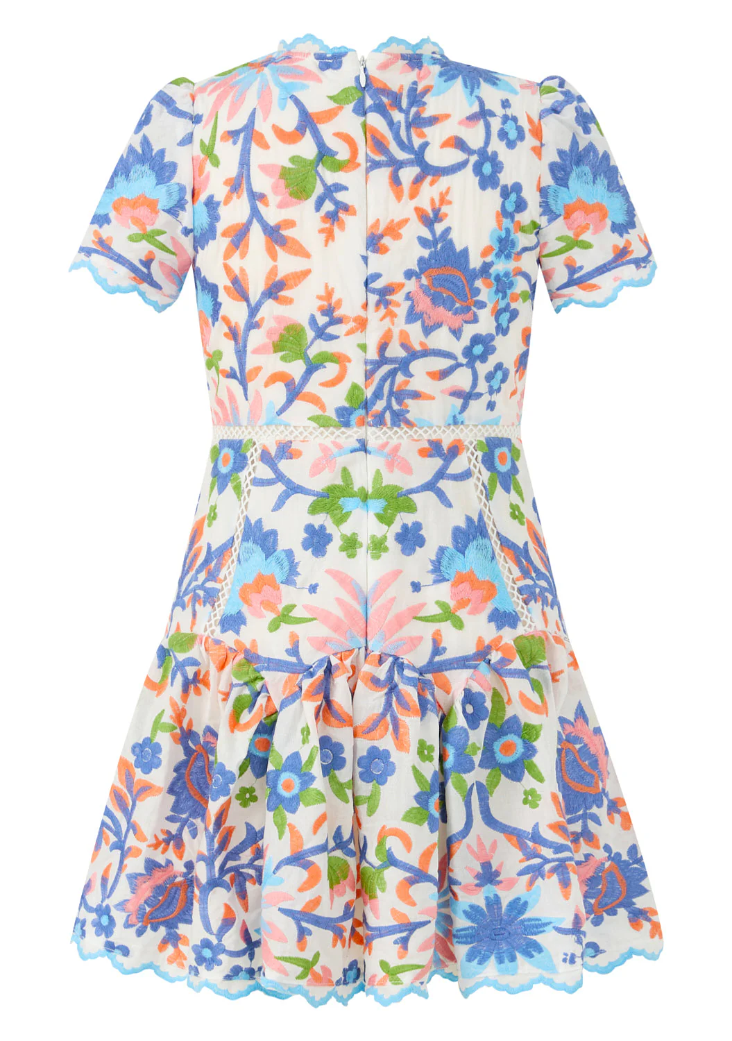 Sarah Embroidered Mini Dress - Image 4