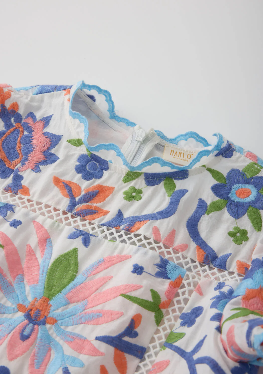 Sarah Embroidered Mini Dress - Image 5