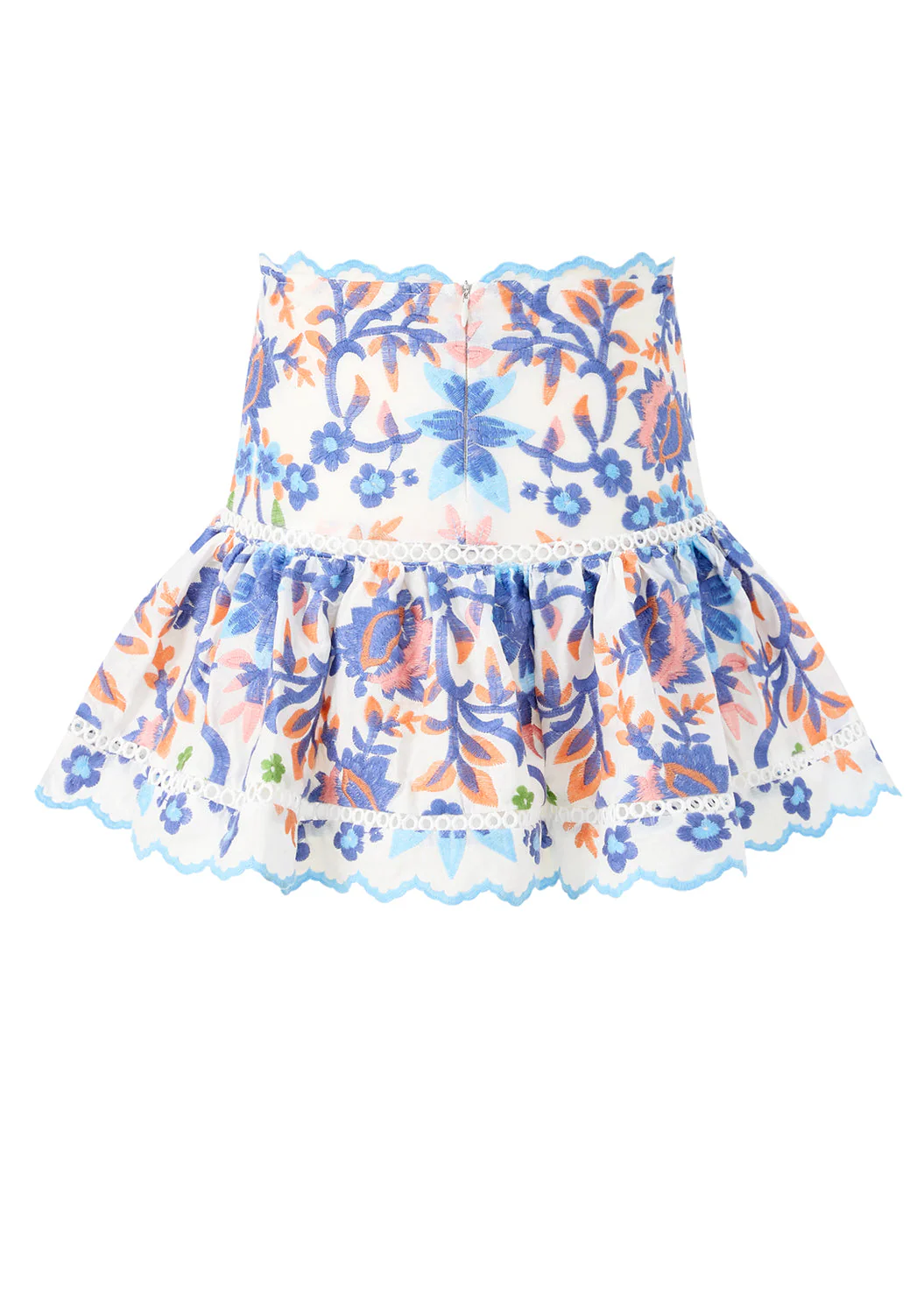Sarah Embroidered Mini Skirt - Image 4