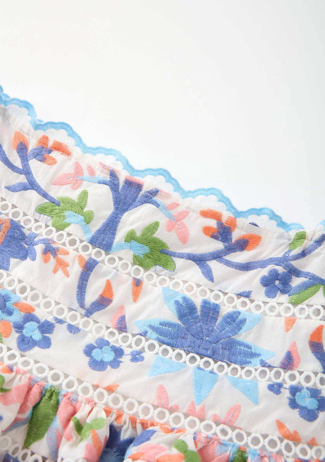 Sarah Embroidered Mini Skirt - Image 5