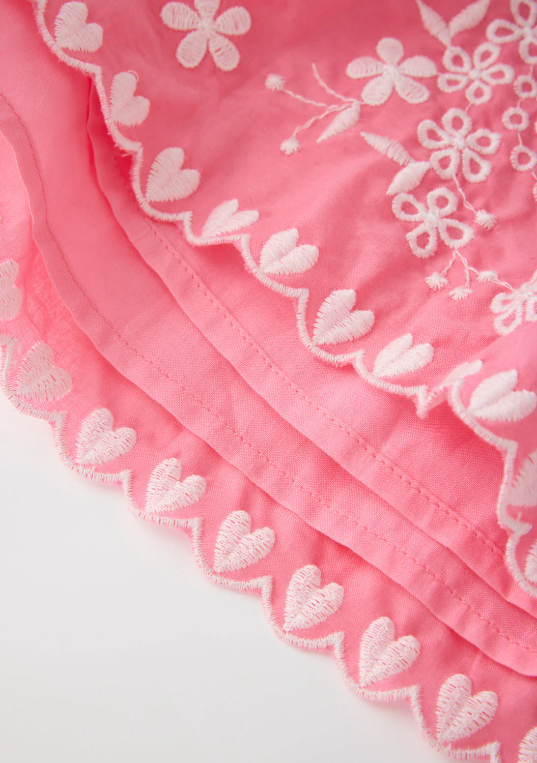 Selena Cotton Embroidered Romper - Image 11