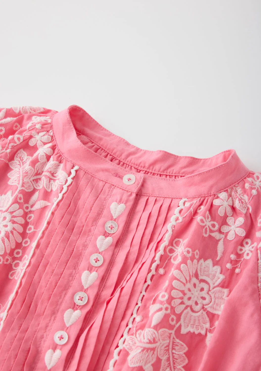 Selena Cotton Embroidered Romper - Image 5