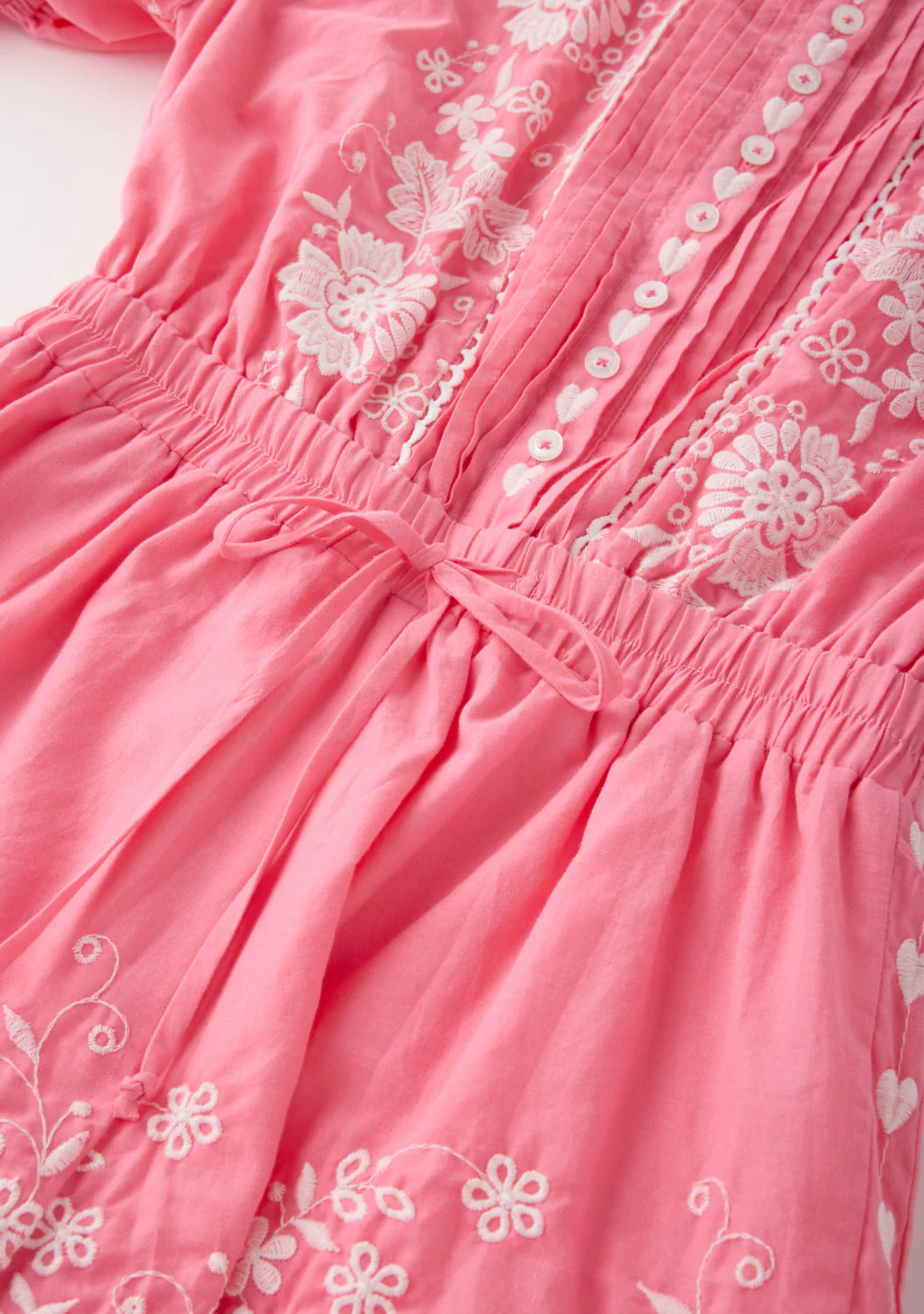 Selena Cotton Embroidered Romper - Image 8