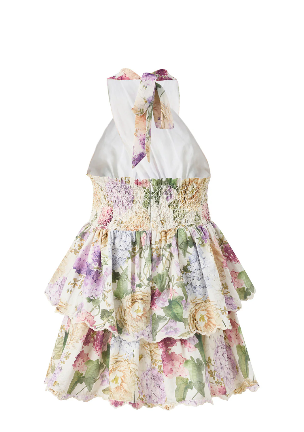 Seraphina Halter Neck Frill Mini Dress - Image 5