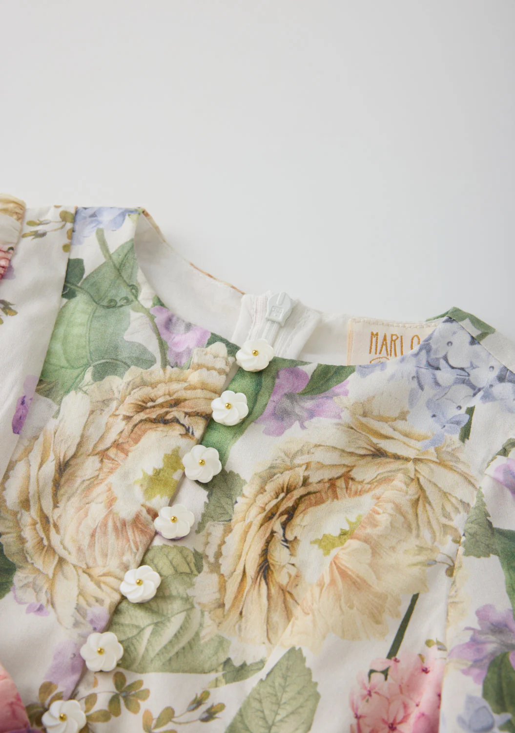 Seraphina Sleeve Cotton Mini Dress (Baby) - Image 3