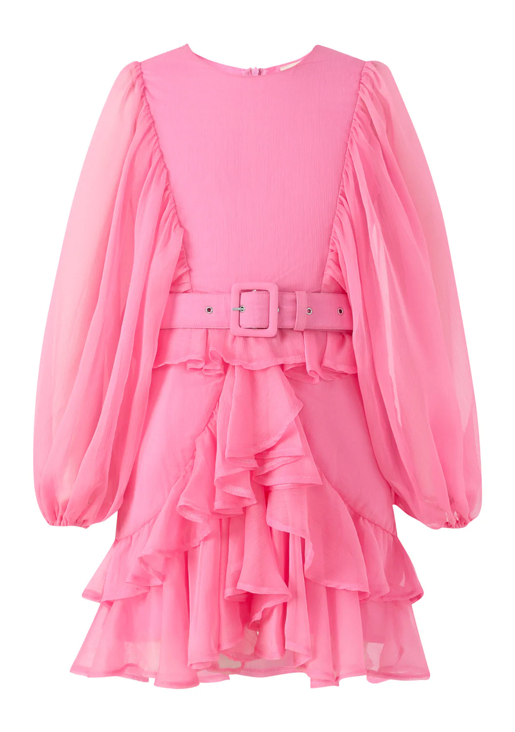 Soleil Frill Mini Dress - Image 4