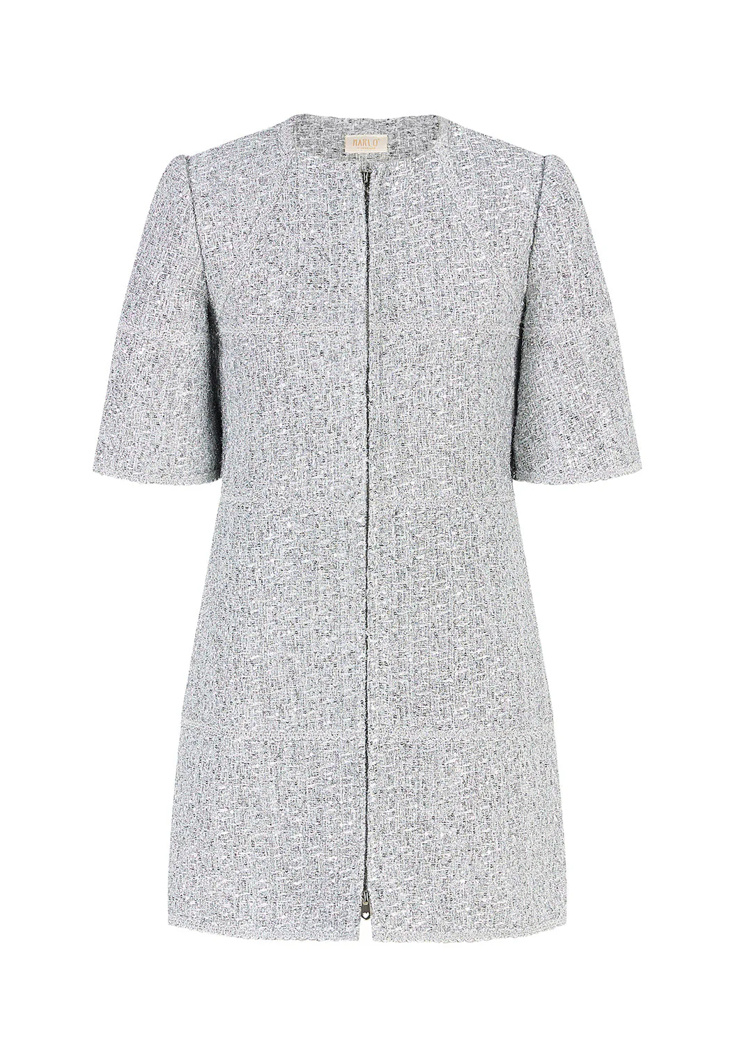 Stardust Tweed Mini Dress - Image 3