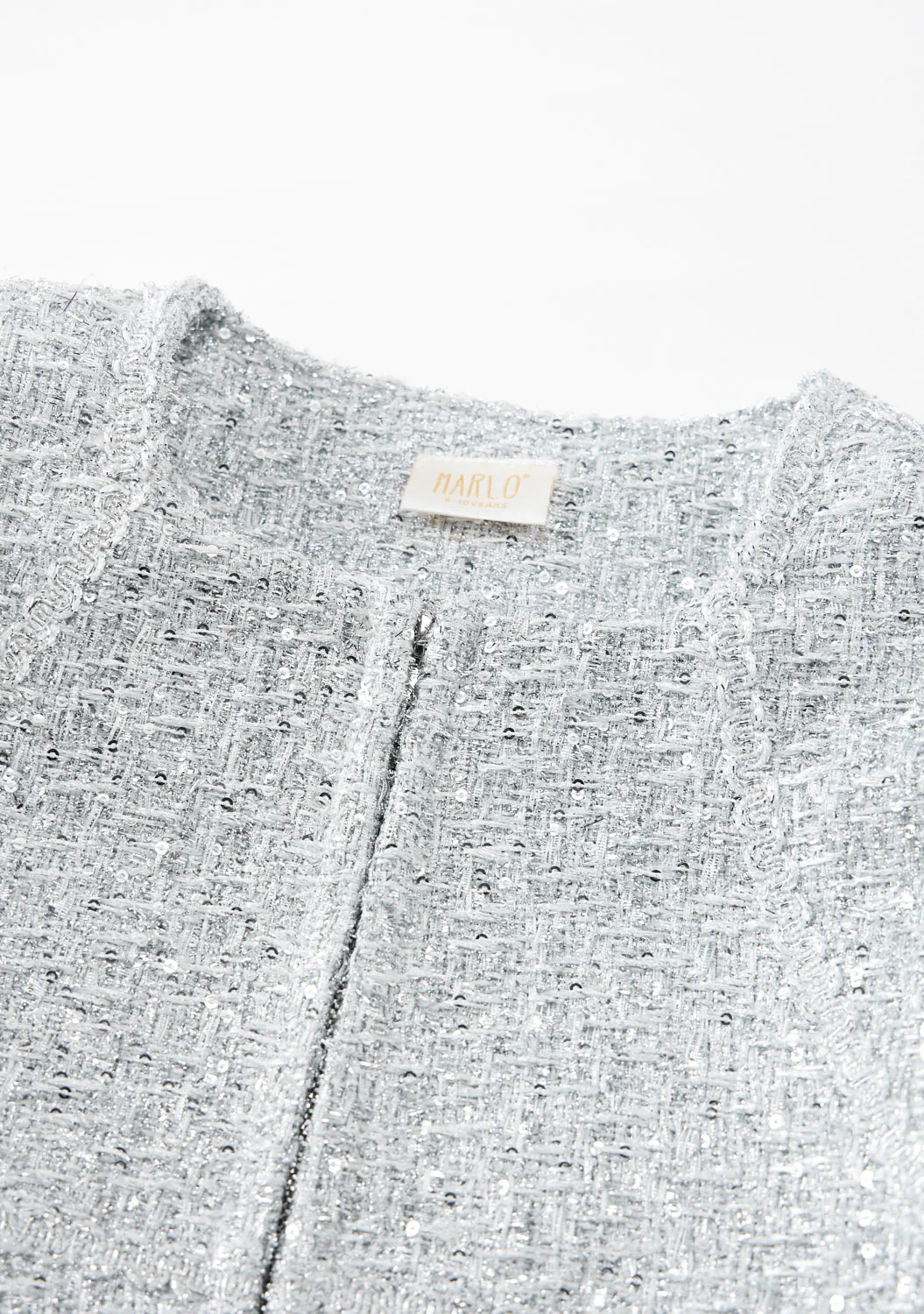 Stardust Tweed Mini Dress - Image 5