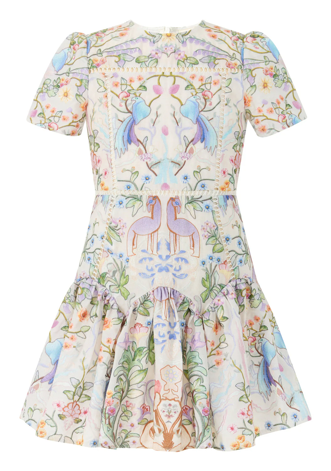 Tatiana Embroidered Mini Dress - Image 3