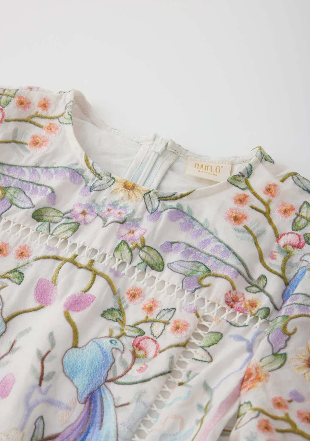 Tatiana Embroidered Mini Dress - Image 5