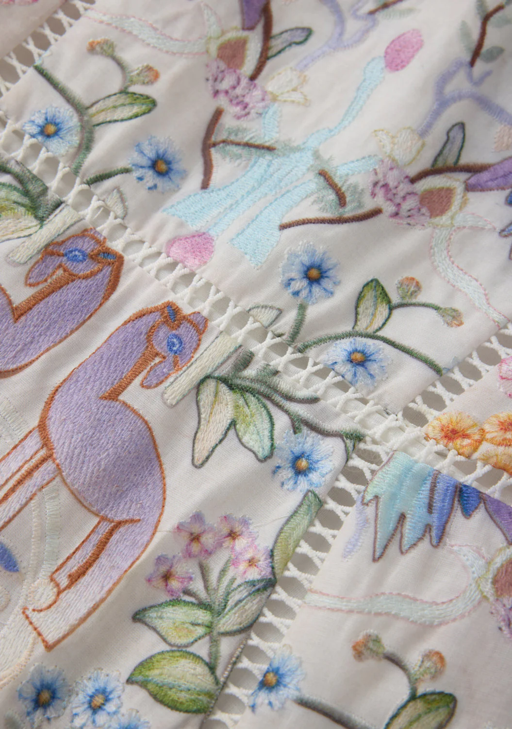 Tatiana Embroidered Mini Dress - Image 6