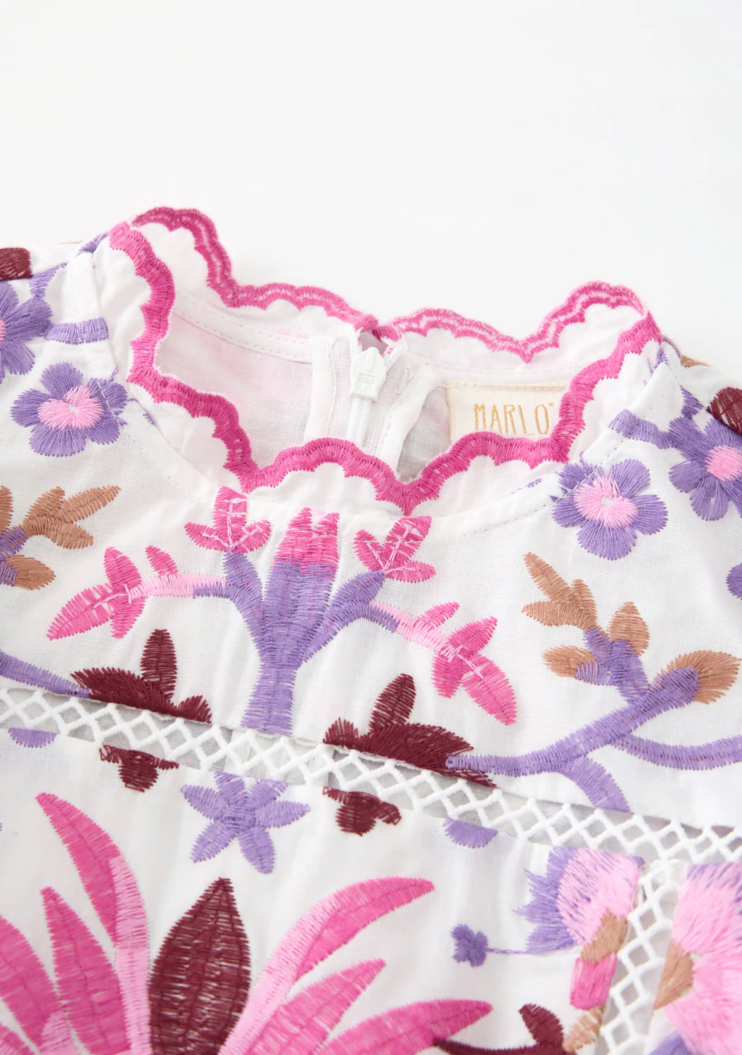 Taylee Embroidered Mini Dress - Image 5