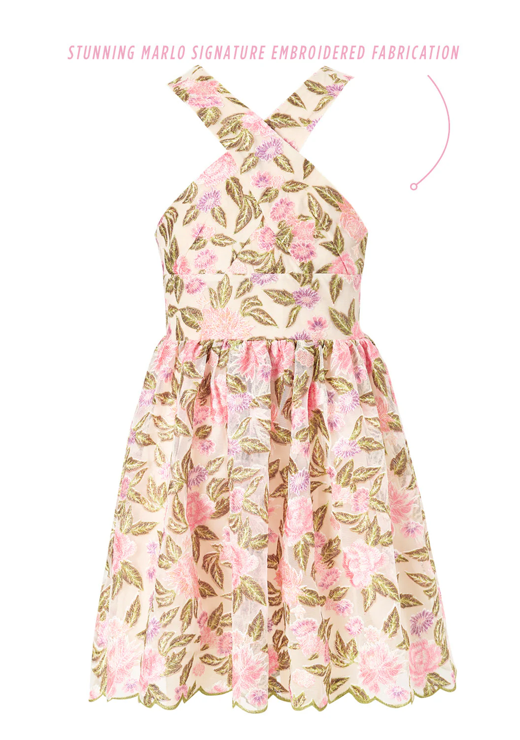 Willow Embroidered Dress - Image 3