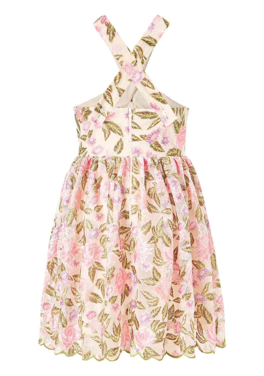 Willow Embroidered Dress - Image 4