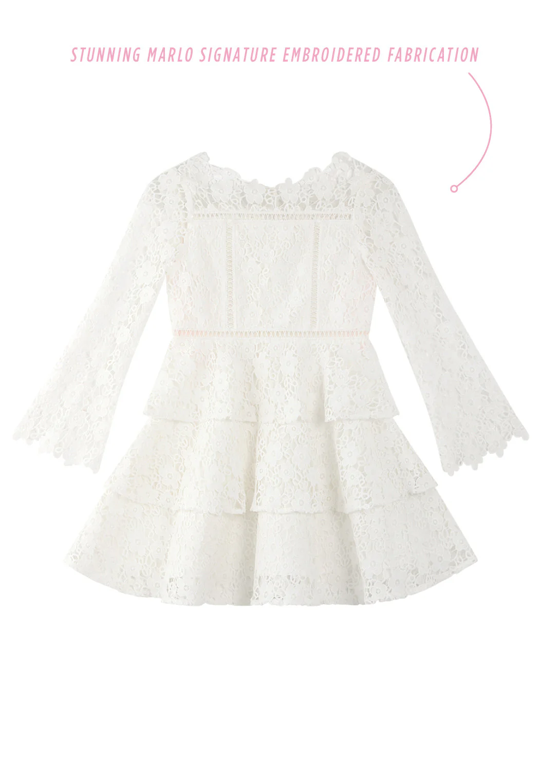 Wonderland Embroidered Dress - Image 13