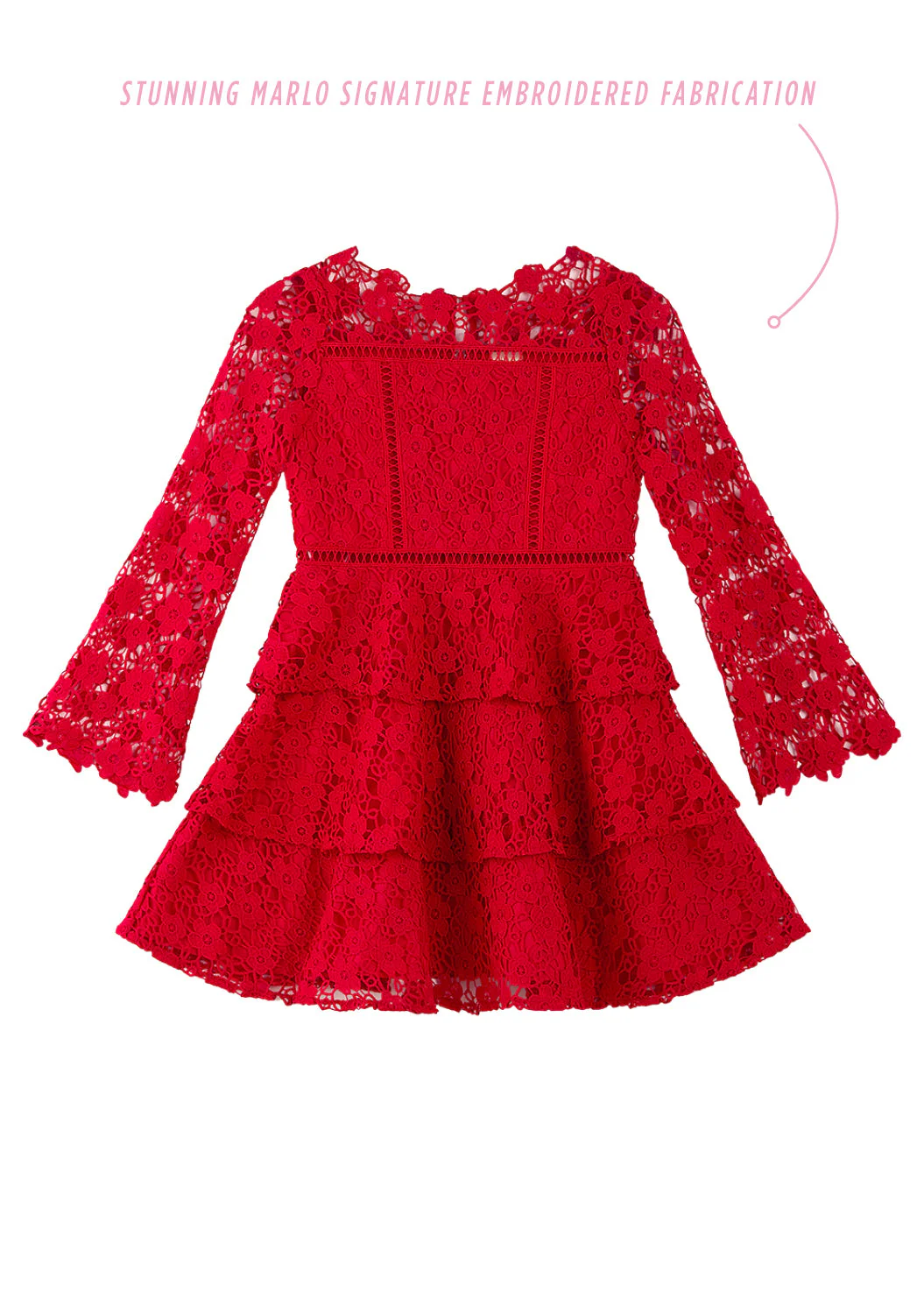 Wonderland Embroidered Dress - Image 3